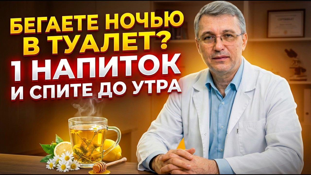 Это не почки. Вот что действительно помогает от ночных подъёмов. Здоровье 55+