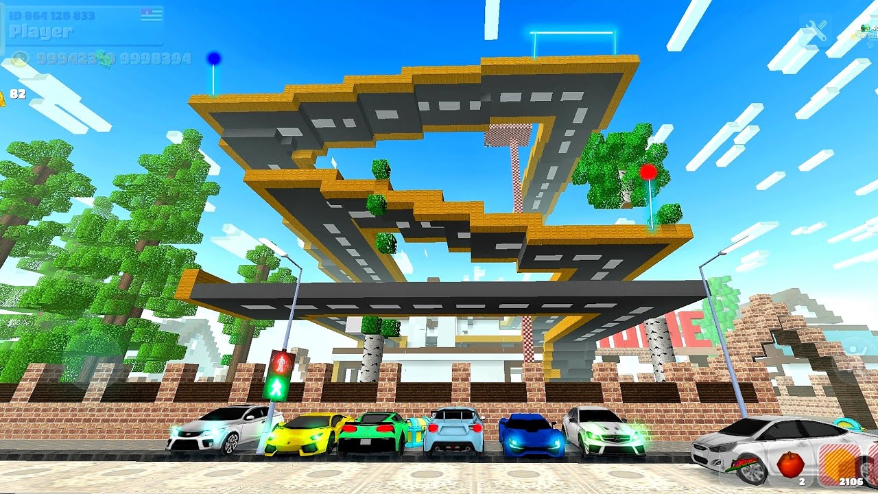 Party craft new road system for super cars and bikes 😍🤑