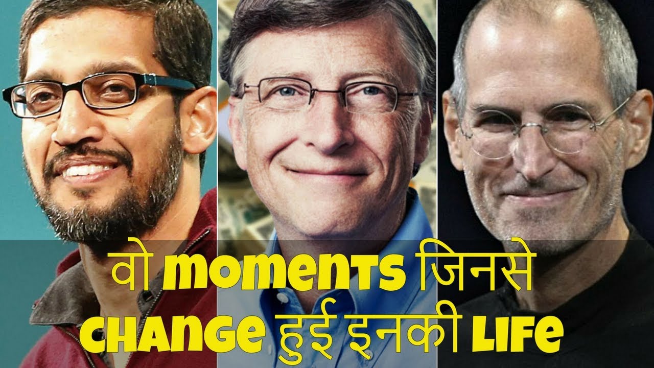 3 Successful People Life's Turning Points
