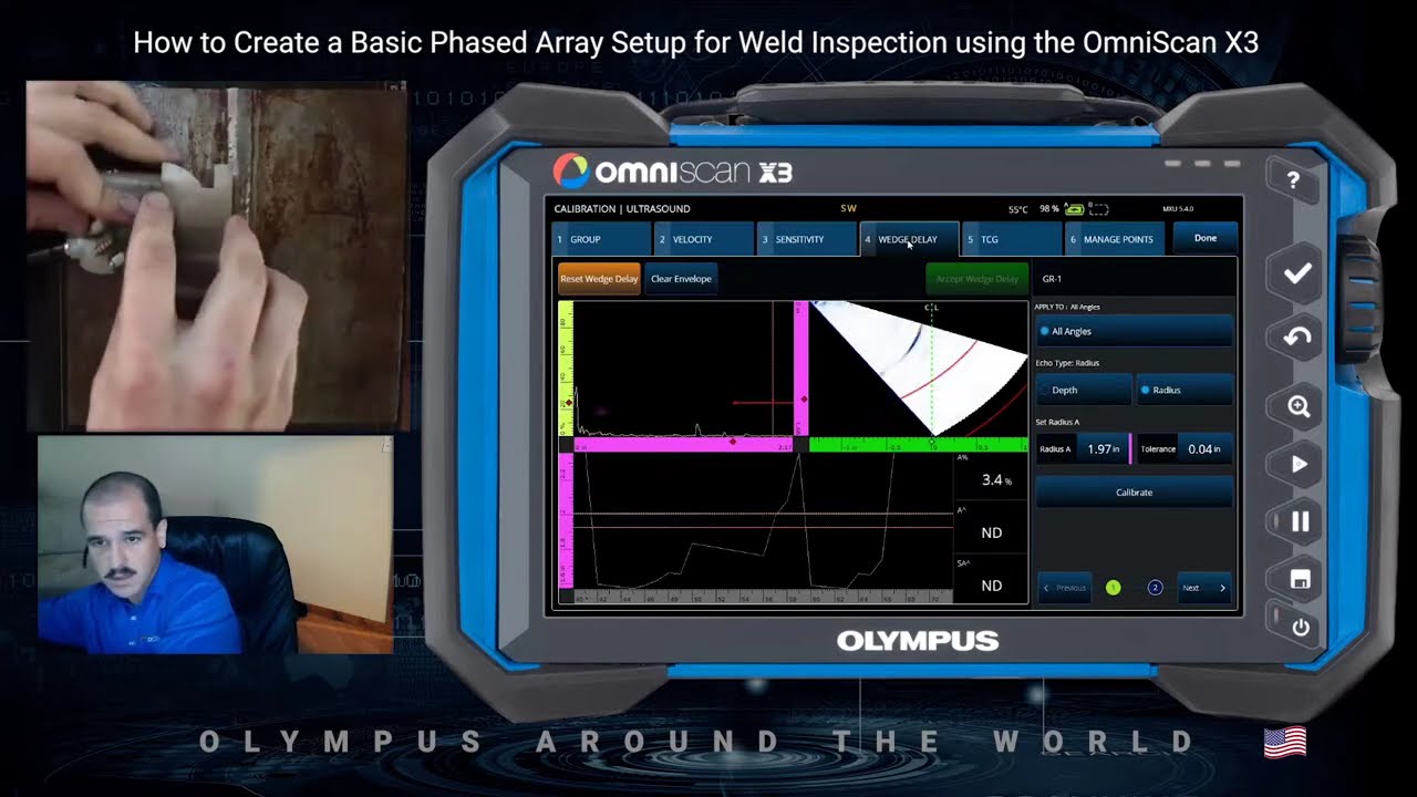 14  How to Create a Basic Phased Array Setup for Weld Inspection using the OmniScan™ X3