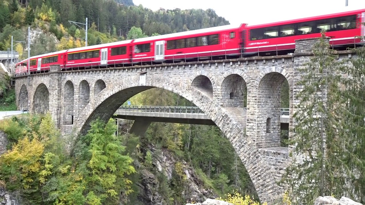 Rhaetian Railway / Rhätische Bahn - Albula Pass (Chur - St. Moritz) 2019 / 2020