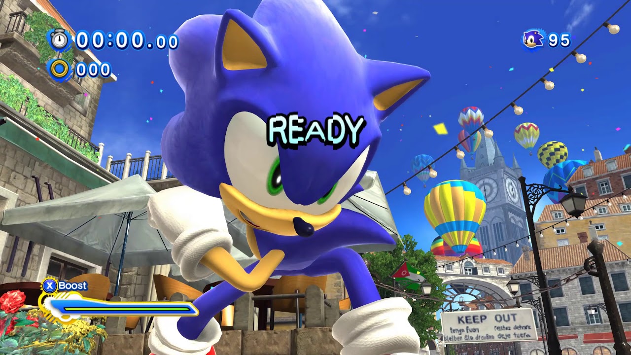 Sonic Generations:All stages with Overpowered 2.0