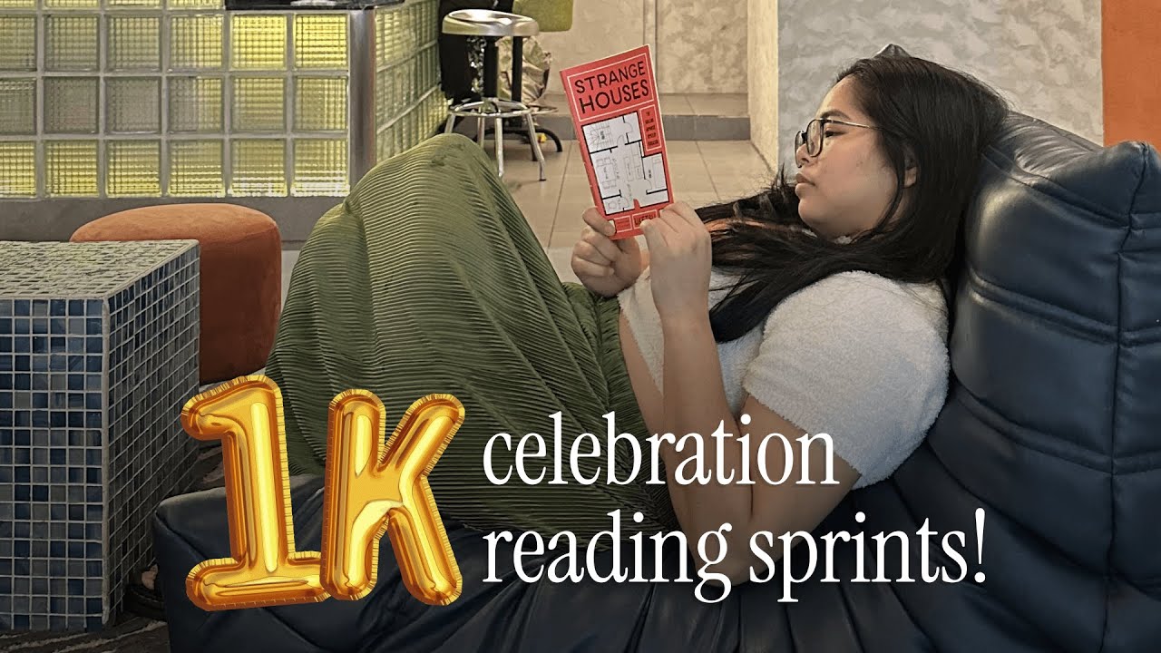 I JUST HIT 1K! 🎉 so let's read some books!!! 😚 READING SPRINTS