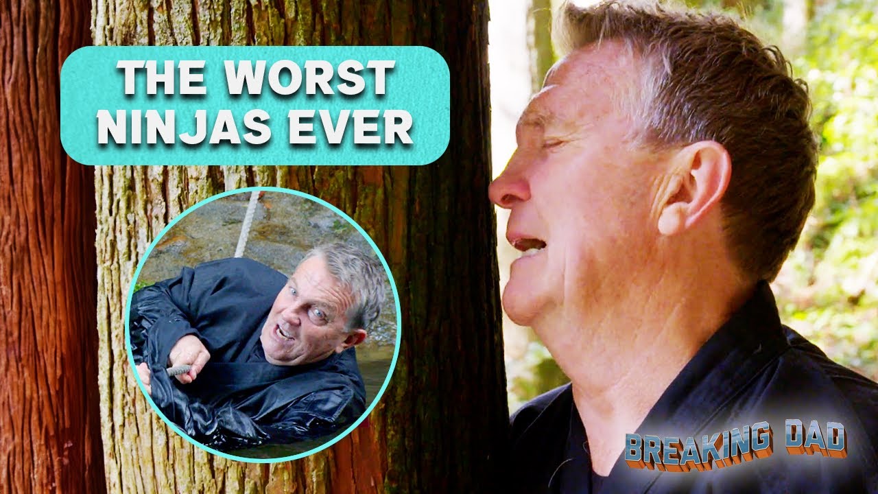 Bradley and Barney Walsh become NINJAS | Breaking Dad