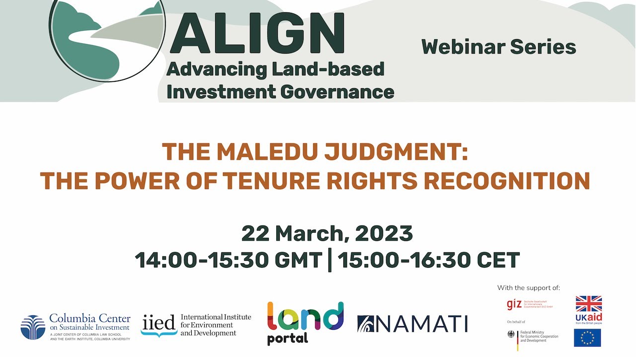 The Maledu Judgment: The power of tenure rights recognition