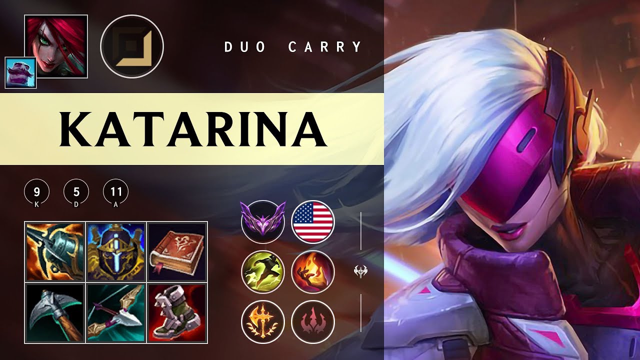 Katarina Carry vs Jinx - NA Master Patch 25.24