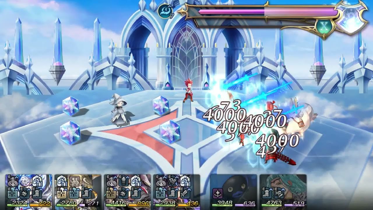 Another Eden Global - Tower of Wisdom Archmage Tier - Reve the Scholar - Water Team