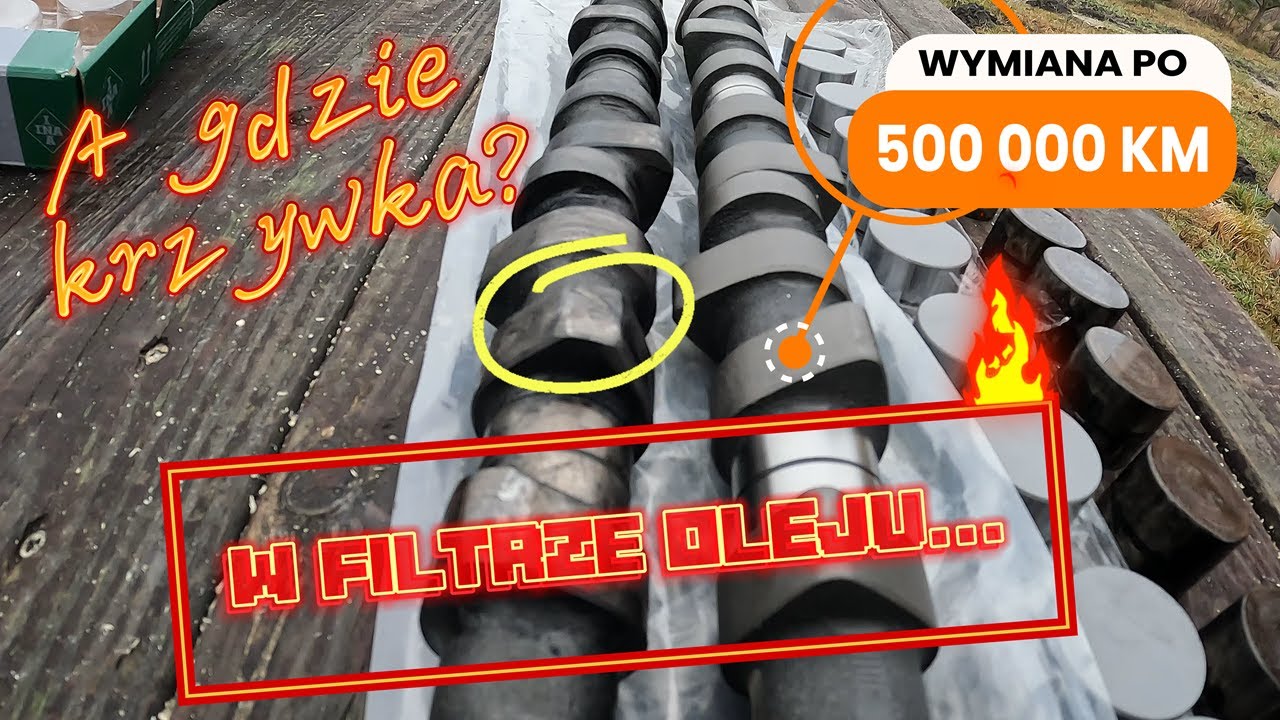 Wymiana wałka rozrządu, popychaczy i uszczelniaczy KROK PO KROKU Volkswagen Transporter T4 2.4L AAB