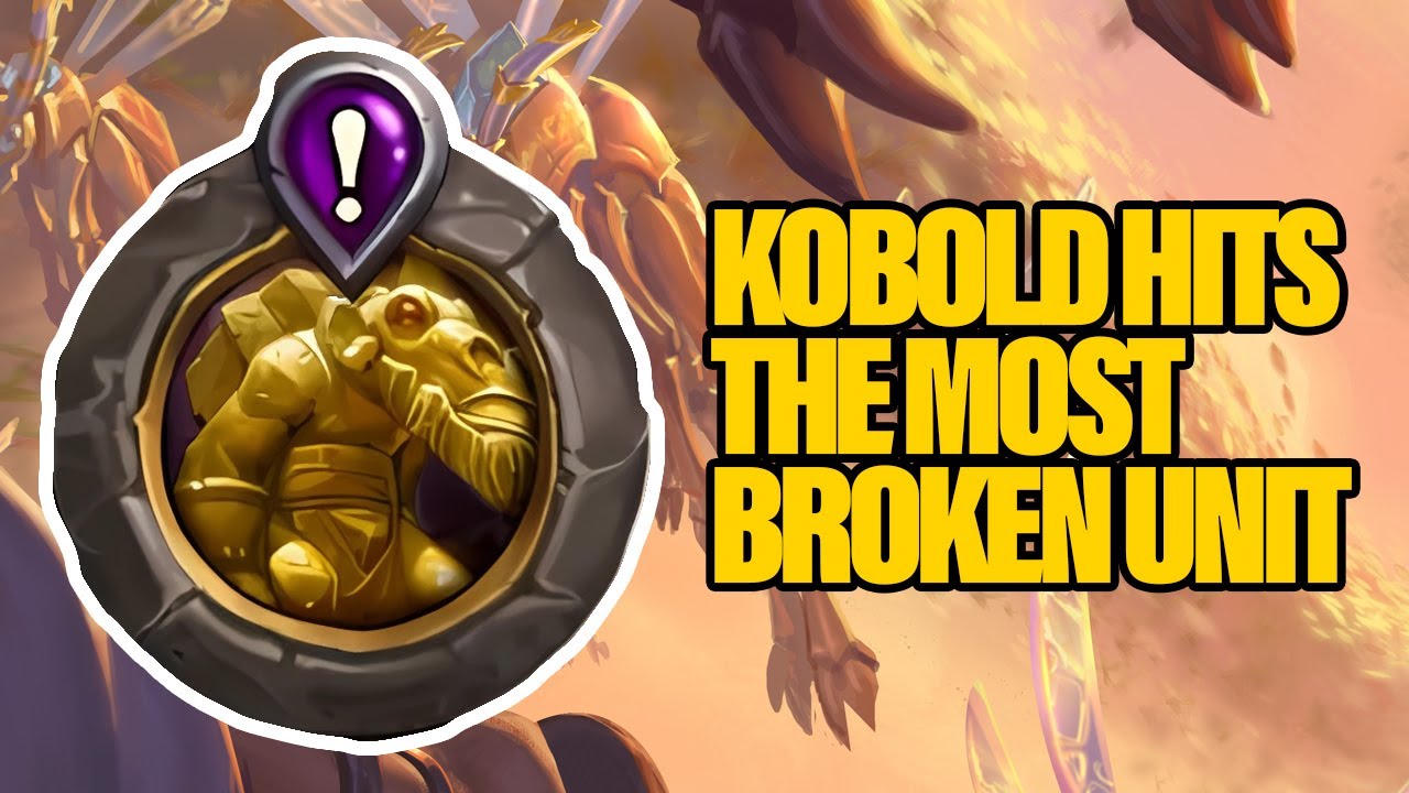 The Most Insane Golden Kobold Rolls Stomps Everyone | Dogdog Hearthstone Battlegrounds
