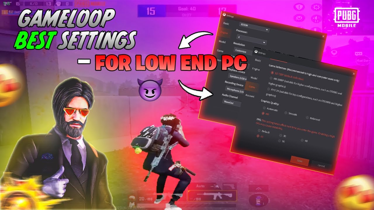 Gameloop Best Settings For Low End PC 2023 | Gameloop Emulator Lag Fix And FPS Boost