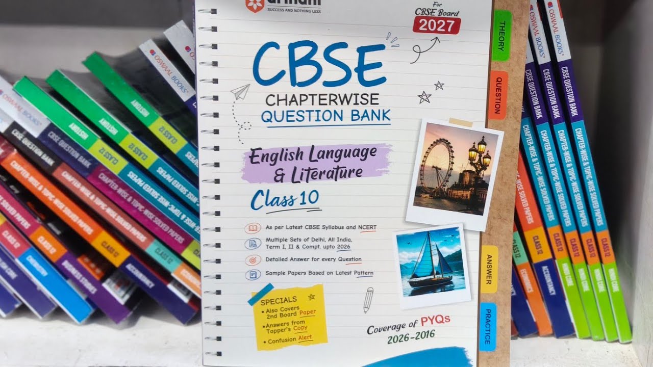 Arihant CBSE Chapter Wise Topic Wise Question Bank Class 10 English Full Review | TBSI