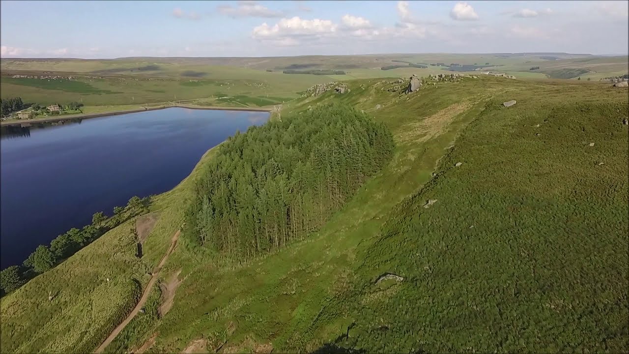 Widdop Reservoir, Moor and The Pack Horse Track, above Hebden Bridge