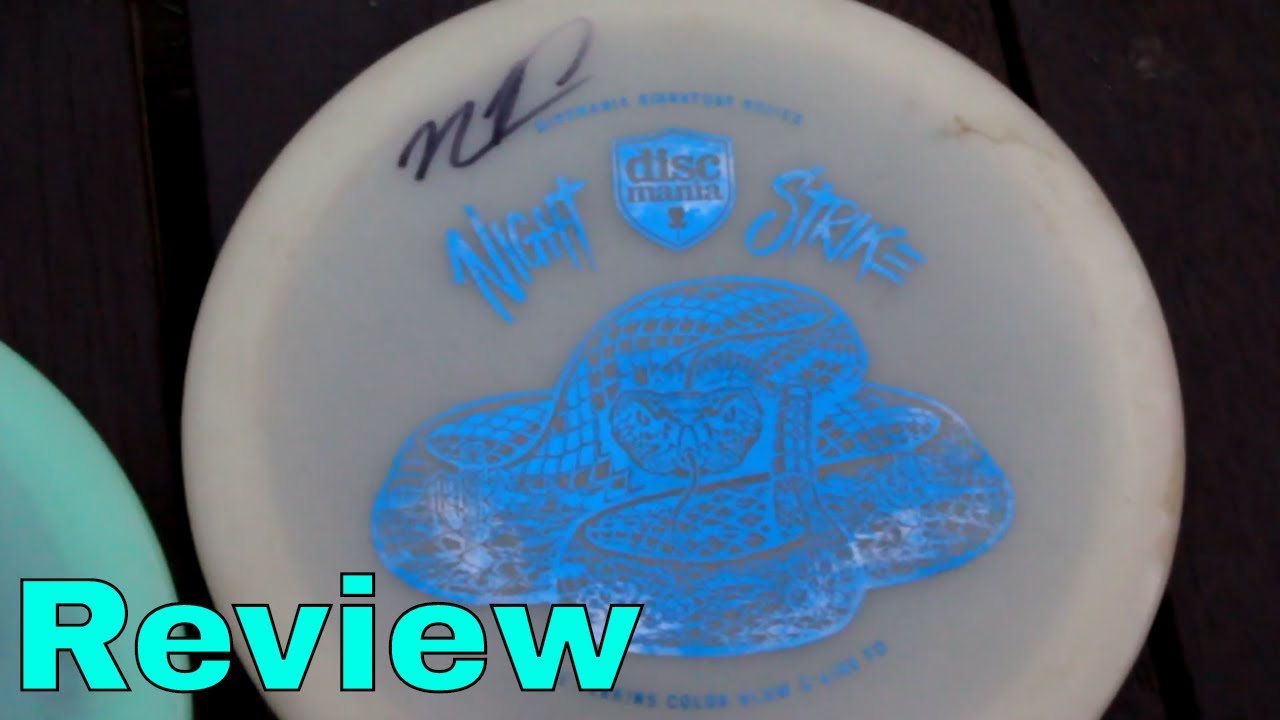 Discmania FD Review | Luster FD and Night Strike (1 and 2) | Throwing an  Autographed Night Strike 1