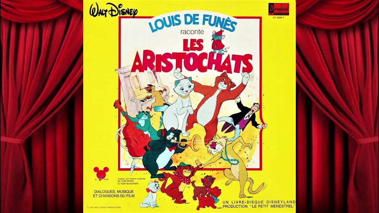 Louis De Funès raconte  ''Les Aristochats'' de Walt Disney 1971