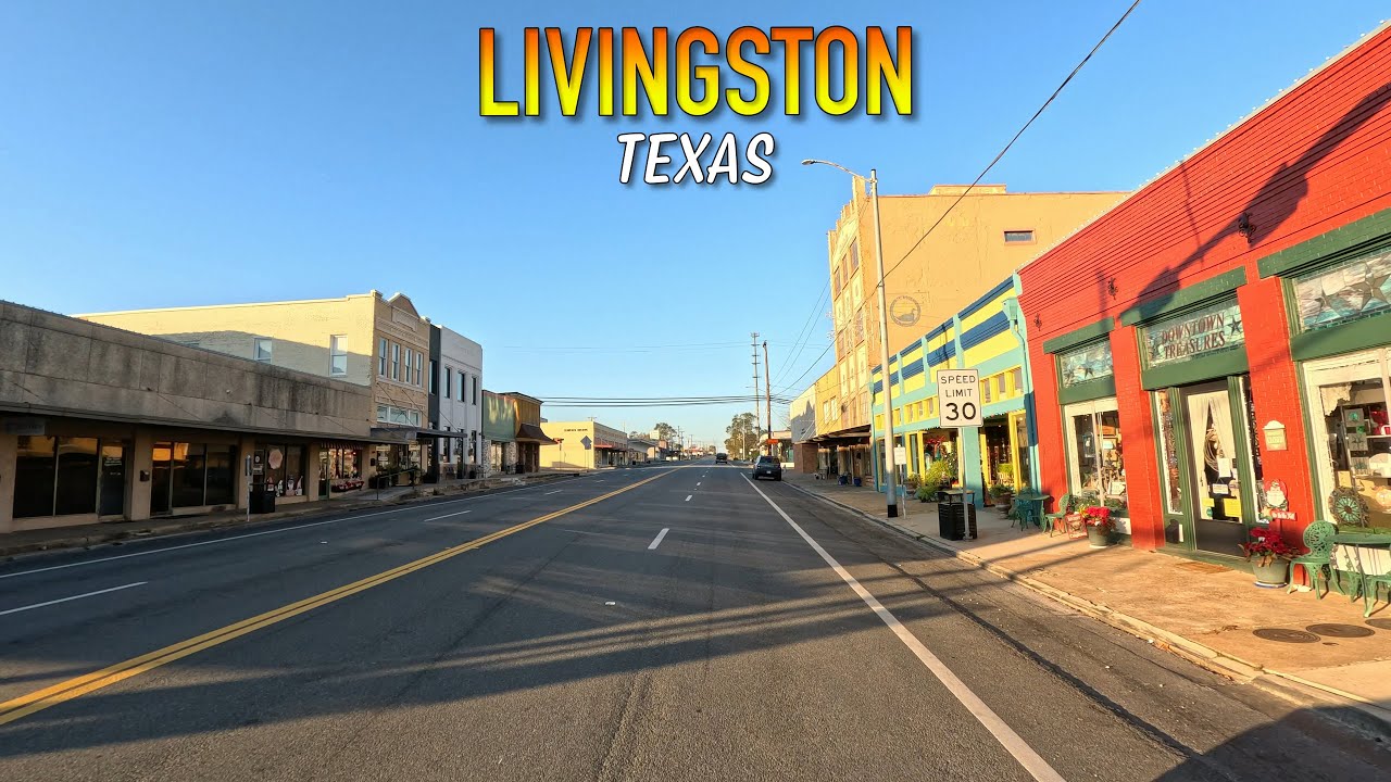 Livingston Texas Driving Through