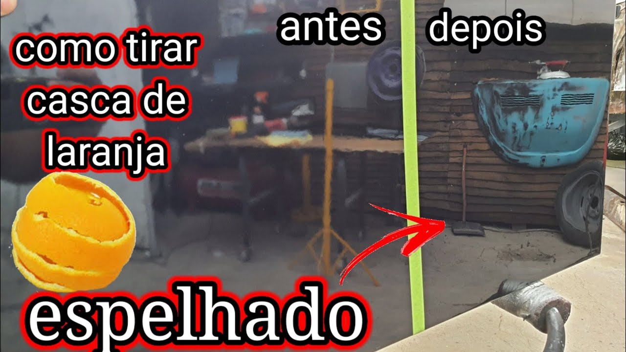 como lixar pintura para polir