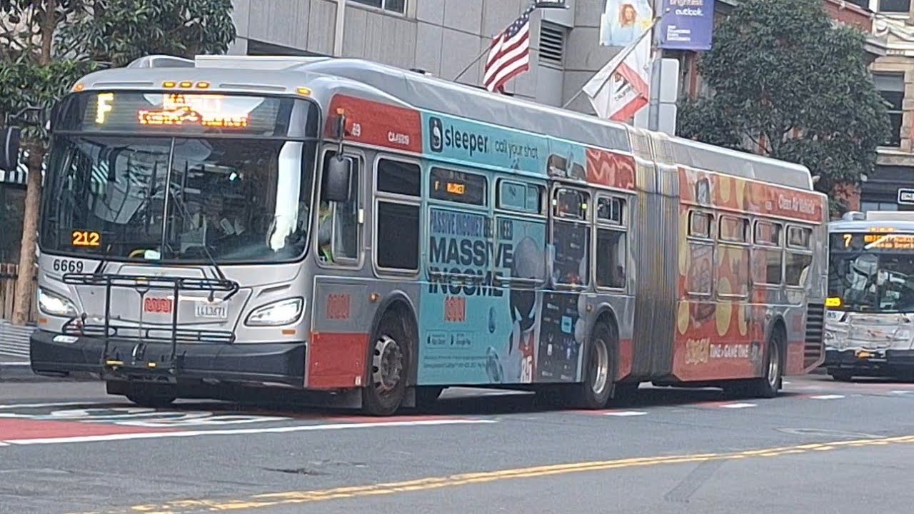 (CNY Parade 2026) SF Muni Reroutes & Motorization bus action at Mission St & 3rd St