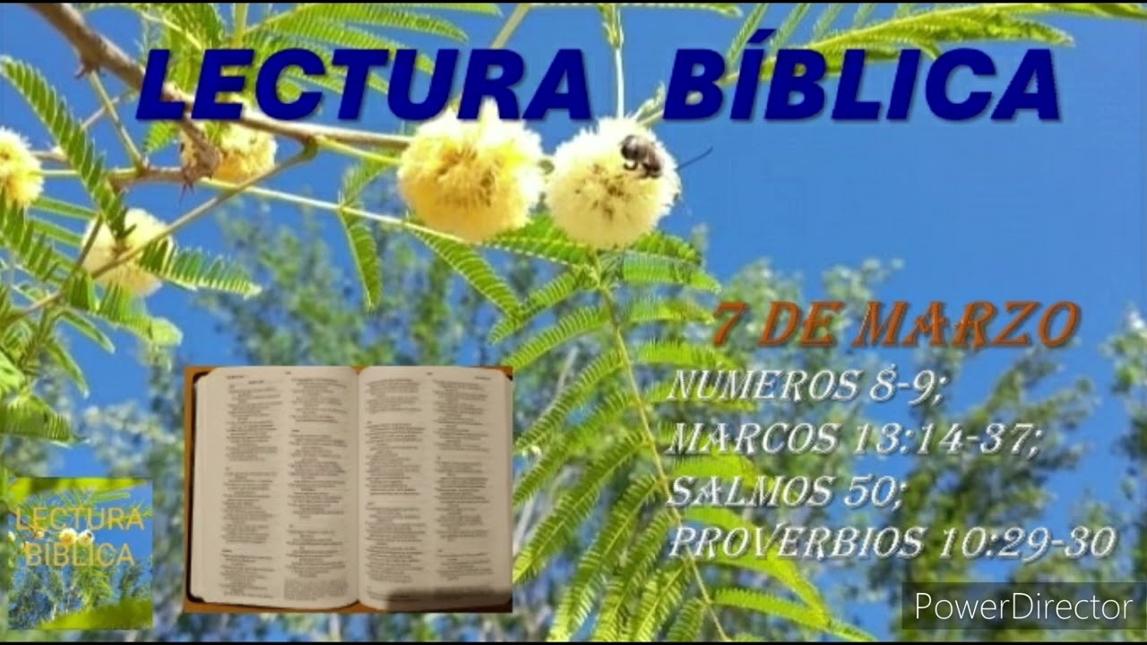 LECTURA BÍBLICA DIARIA - 7 DE MARZO