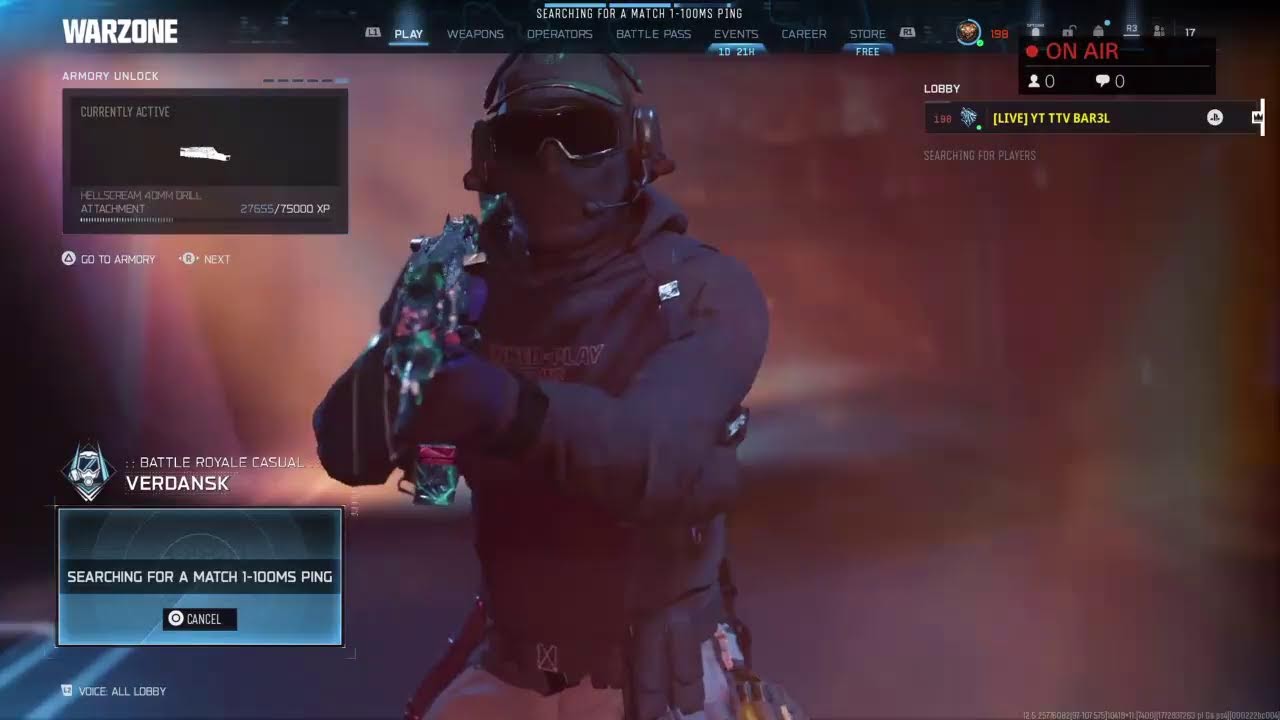 WARZONE LIVE Solo vs Squad br ps5 gameplay