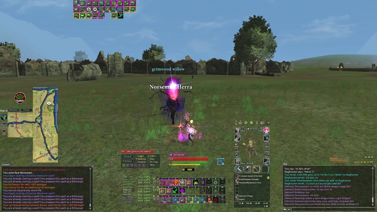 DAOC YWAIN - SOLO SORCERER VS 3 STEALTH 2020