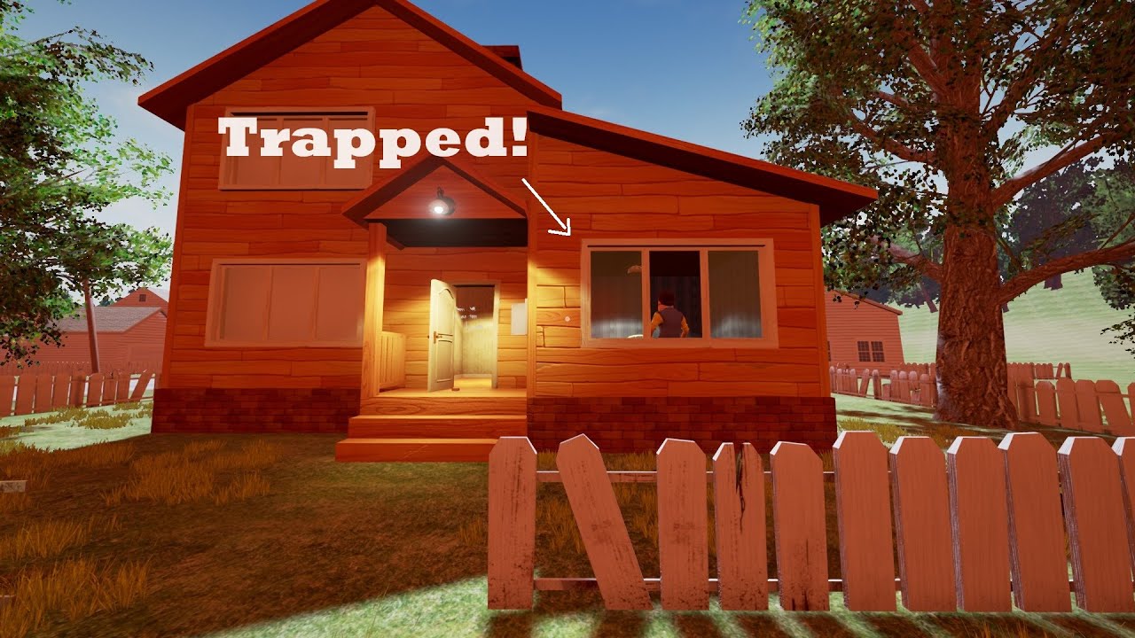 How to Get the Neighbor Trapped in Hello Neighbor Alpha 1