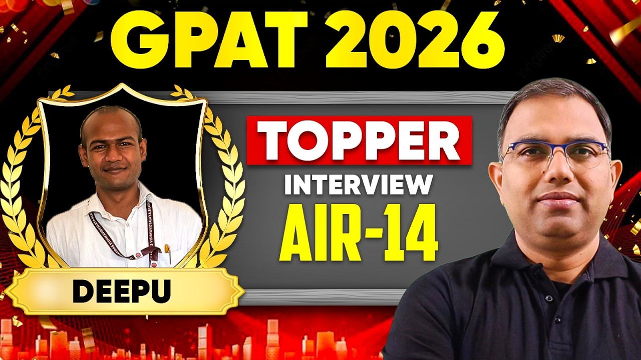 GPAT 2026 Topper Interview 🔥 AIR 14 Deepu | Full Strategy Revealed
