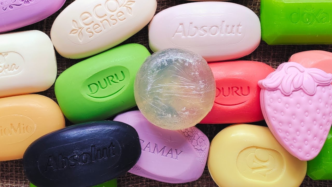 ASMR International SOAP HAUL 💜 Clay cracking 💜 Help you sleep 😴