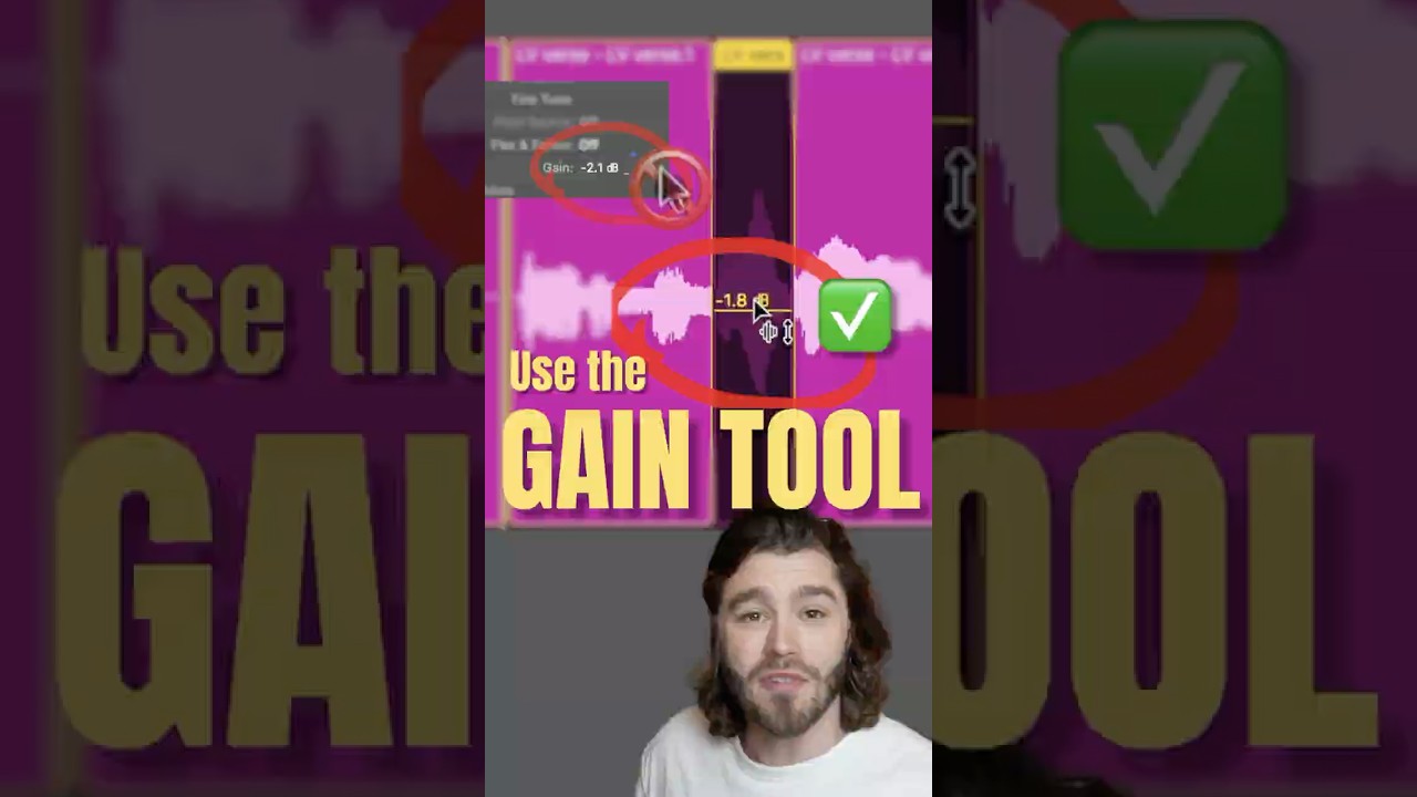 Use the Gain Tool | Quicker Than the Region Inspector or Automation #logicprox
