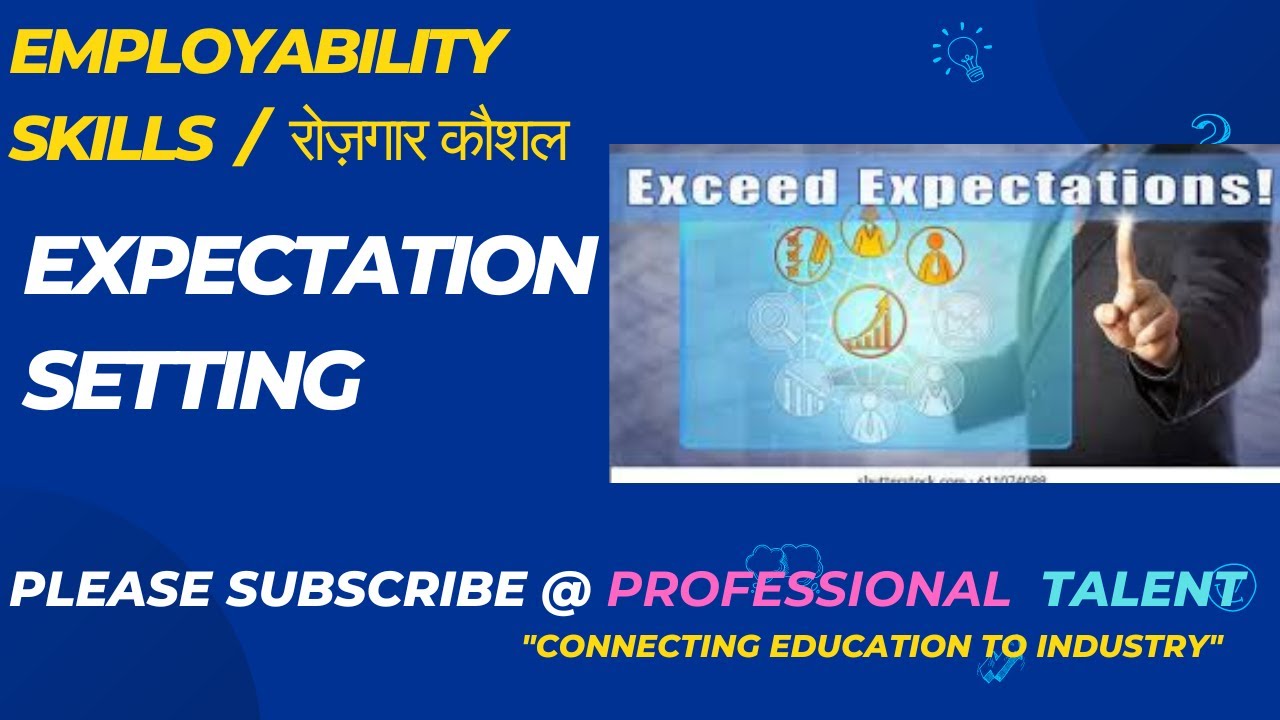 expectation Setting | Employability Skills  | #employabilityskill #education employability skills