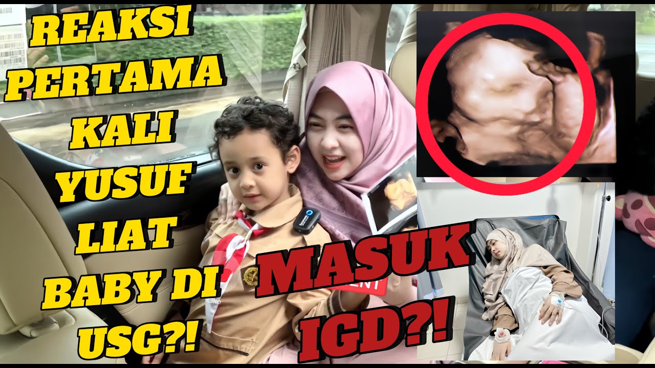 REAKSI YUSUF LIAT DEDEK DI USG⁉️ MASUK IGD GARA-GARA INI⁉️