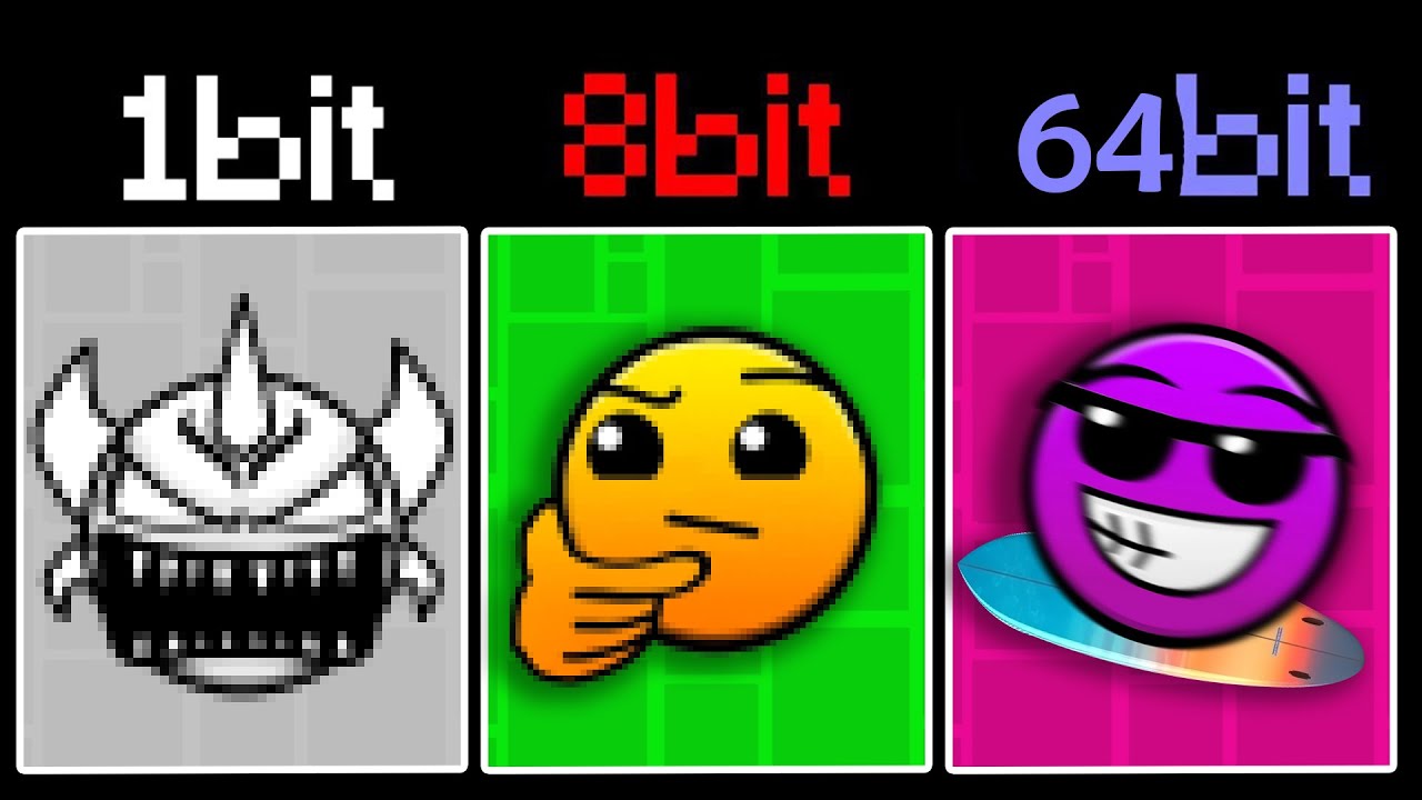New Custom Geometry Dash Lobotomies v17, but everytime with more bits