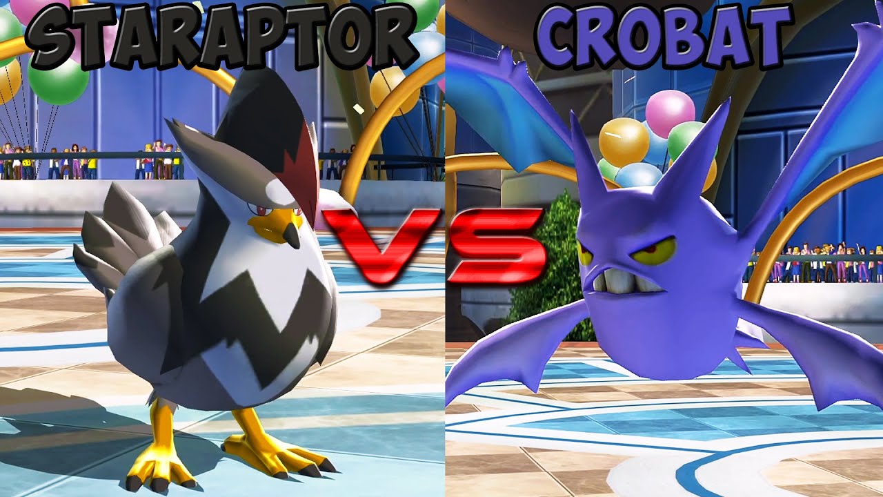 Pokemon battle revolution - Staraptor vs Crobat