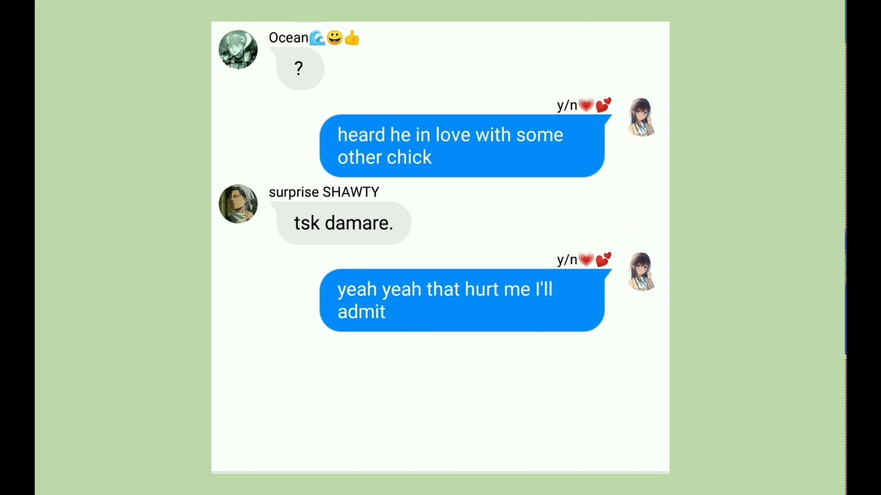 Shout out to my ex (ft. y/n Aot Texting story) ☕