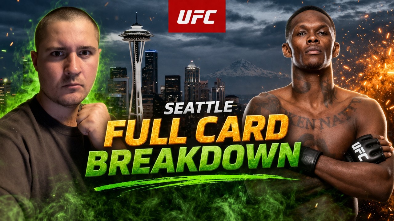UFC Seattle Adesanya vs Pyfer - Full Card Breakdown and Predictions