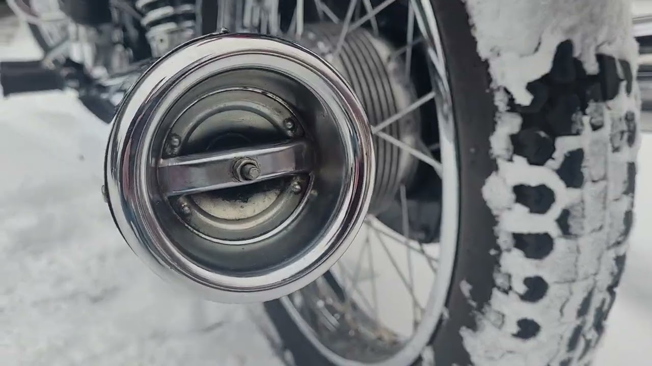 JAWA 350 TS in the winter