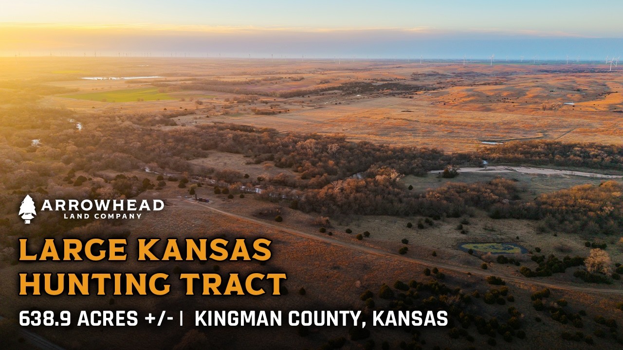 LAND FOR SALE: Massive 638.9± Acre Ranch with Ponds & Creeks in Kansas