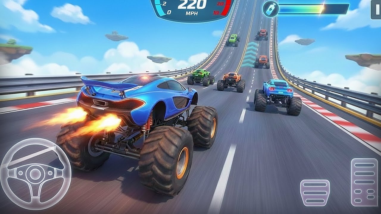 Monster Truck Madness 3D - Mega Ramp Extreme Racing Stunts - Android GamePlay