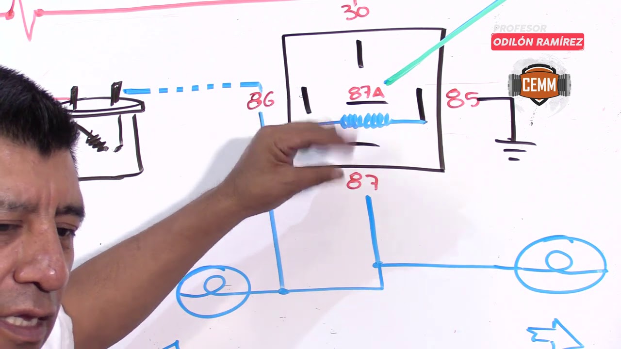Diagrama para hacer luces de persecución