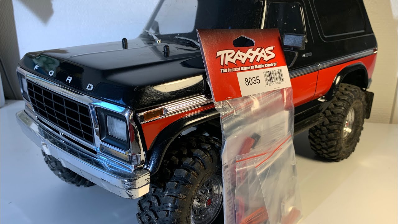 Traxxas TRX4 Bronco #8035 LED light kit install