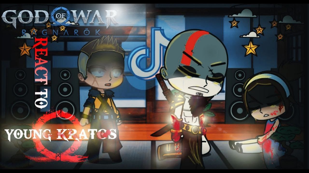 god of war ragnarok react to young kratos//(2/4)//god of war//gacha//#ORAM