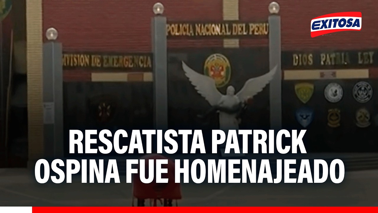 🔴🔵 PNP realizó la ceremonia en homenaje a rescatista fallecido Patrick Orihuela