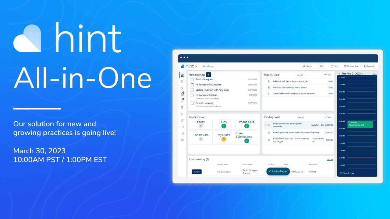 Hint All-in-One Goes Live!