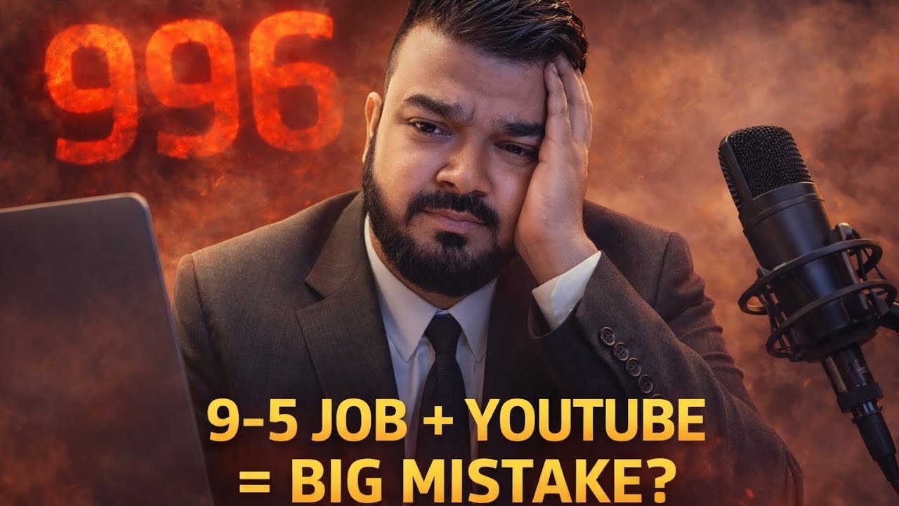 Trying YouTube with a 9&ndash;5? Don&rsquo;t Do This. | My YouTube Journey as AQI Man