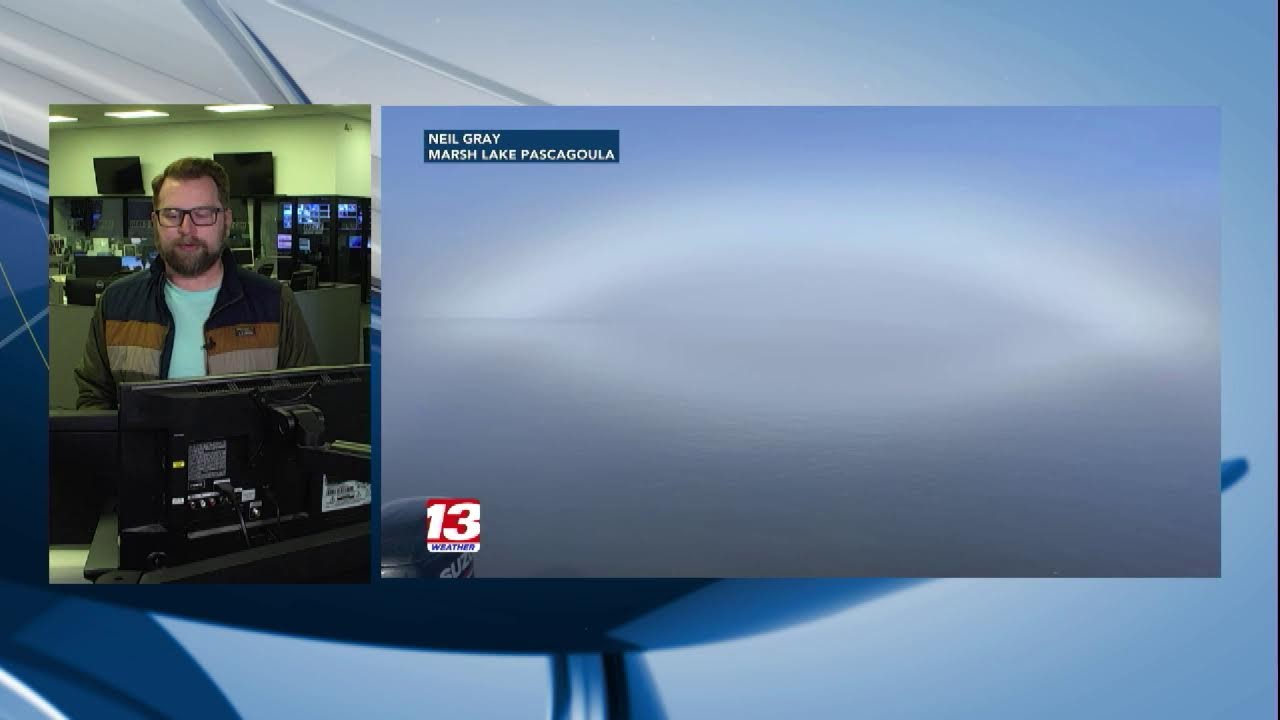 DIGITAL DESK: Fog bows spotted on the Coast Tuesday (02/10/2026)