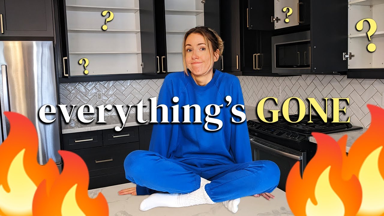 EVERYTHING IS GONE - how we're starting over our kitchen