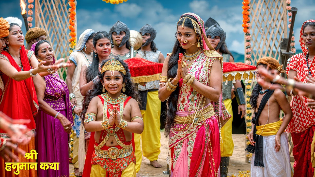 गाँव वालों के विवाह में आनंद बढ़ाने आए माता सीता और मारुति | 🙏 Sankat Mochan Mahabali Hanuman