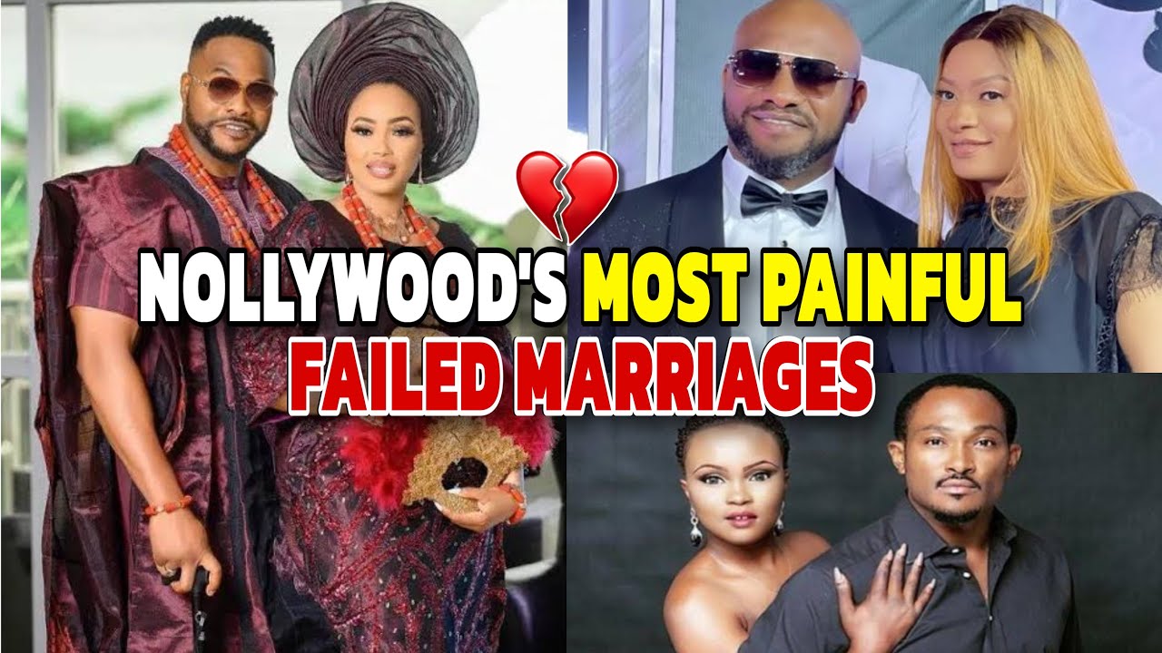 Top Most Heartbreaking Failed Marriages In Nollywood! (No.1 Made Us All Cry😢)