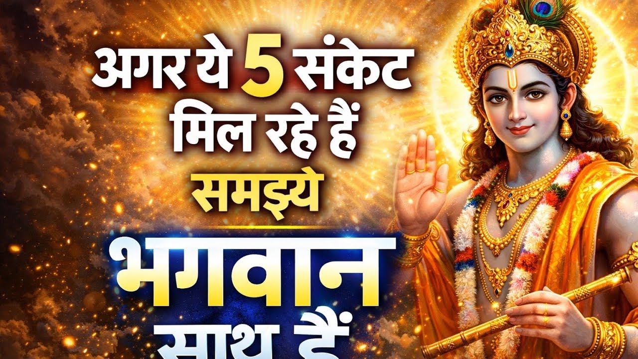 जब भगवान मदद करने वाले होते हैं तो ये 5 संकेत जरूर मिलते हैं | श्रीकृष्ण का रहस्य | गीता ज्ञान