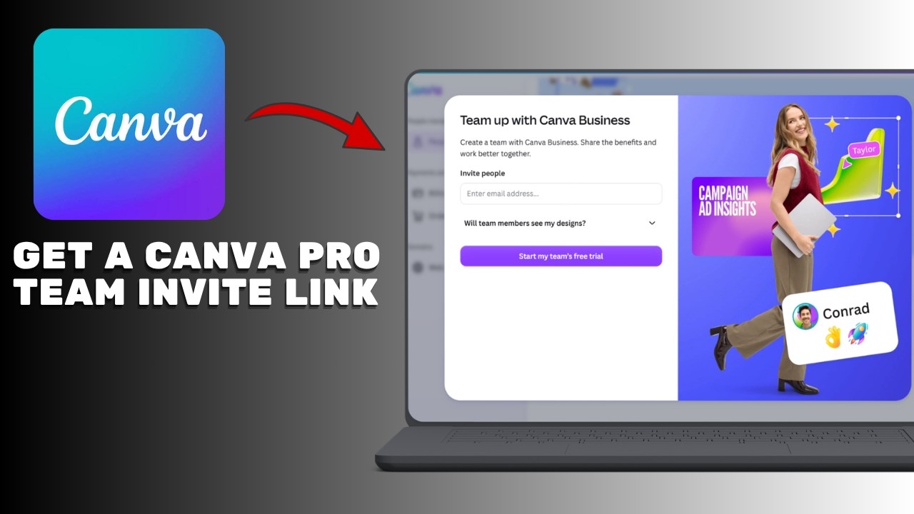 How to Get a Canva Pro Team Invite Link
