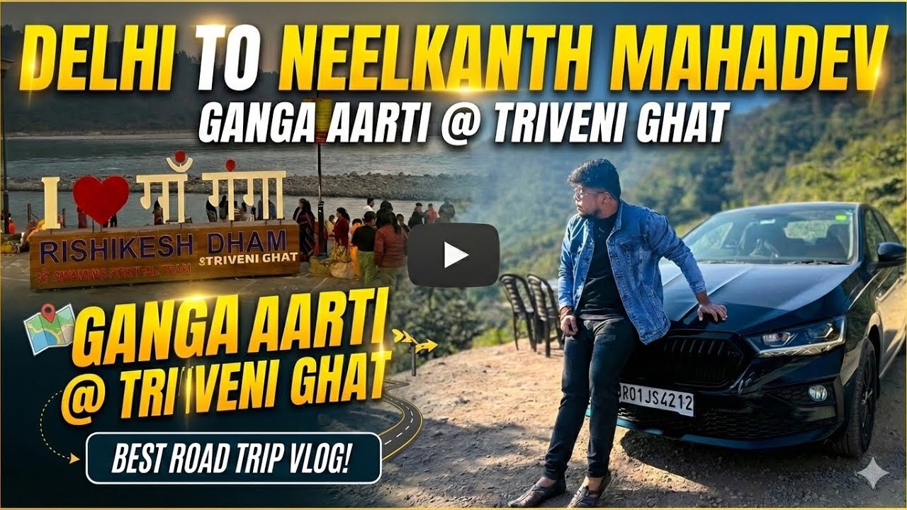 Peace Found!🕉️My Spiritual Journey from Delhi to Neelkanth Mahadev🔱